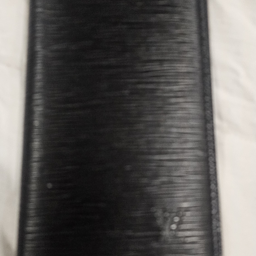 Louis Vuitton Black Textured Leather Wallet